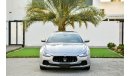 مازيراتي جيبلي 2 Y Warranty - Maserati Ghibli S - GCC - AED 2,473 - 0% Downpayment