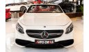 Mercedes-Benz S 63 AMG Coupe CABRIOLET | 2017 |