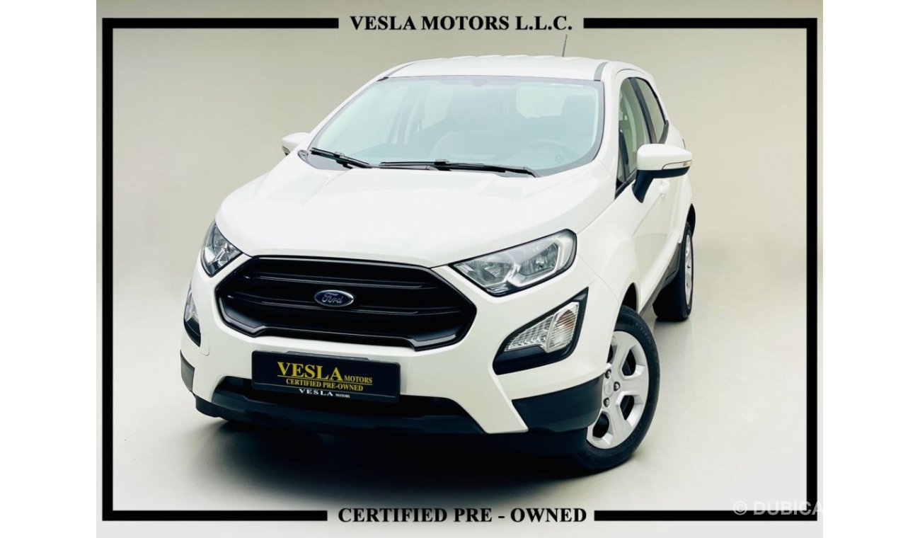 Ford Eco Sport LIMITED + NAVIGATION + LEATHER SEAT + ALLOY WHELS + CAMERA / 2019 / GCC /UNLIMITED MILEAGE WARRANTY