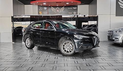 Alfa Romeo Stelvio AED 900 AED P.M | 2018 ALFA ROMEO STELVIO Q4 | UNDER WARRANTY | FSH | GCC | 2L TURBO AWD