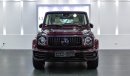 مرسيدس بنز G 63 AMG MERCEDES-BENZ G63 AMG V8 BITURBO . IN EXCELLENT CONDITION