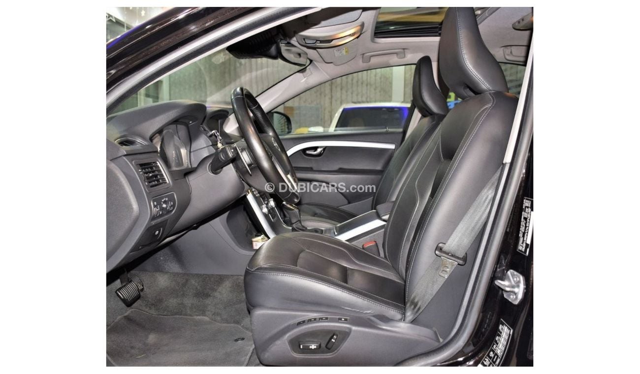 Volvo S80 AED 1,116 Per Month / 0% D.P | Volvo S80 T6 AWD 2015 Model!! in Black Color! GCC Specs