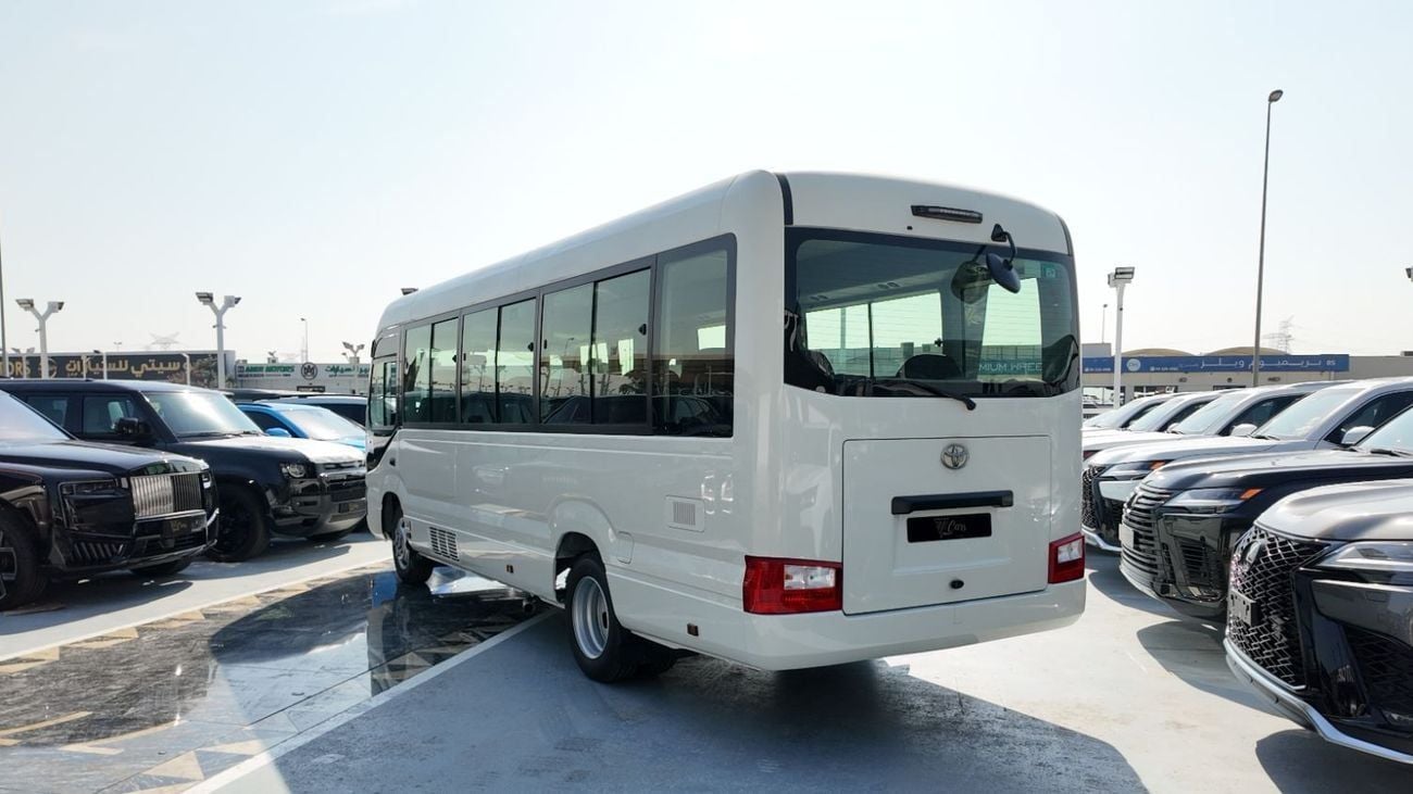 تويوتا كوستر 2026 Toyota Coaster High-Roof 23-Seaters 4.0L 4-Cyl Diesel M/T RWD