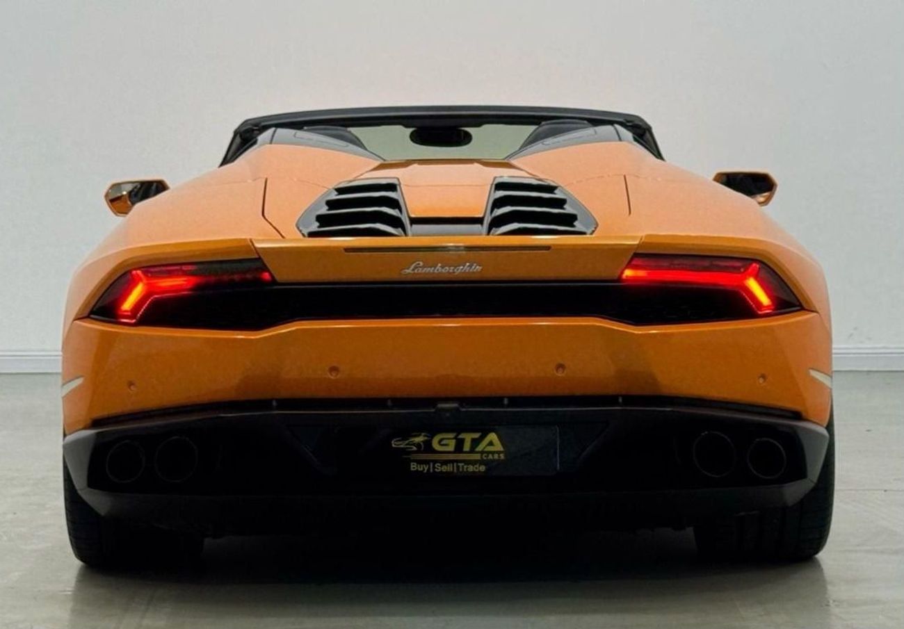 لامبورغيني هوراكان Spyder LP610-4 (610 HP) 2017 Lamborghini Huracan Spyder LP610-4, Full Service History, Excellent Con