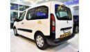 Peugeot Partner Tepee Amazing Peugeot Partner Tepee 2015 Model!! in White Color! GCC Specs