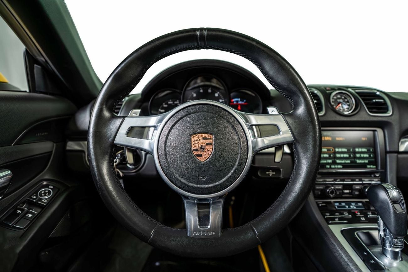 Porsche 718 Boxster Sport Chrono Package-Black Styling Package-Yellow Brake Callipers