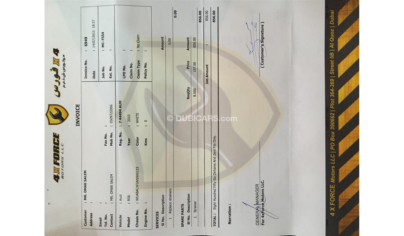 Audi RS6 - 2010 - Fully Serviced in Audi