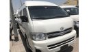 تويوتا هاياس Toyota hiace highroof GL 15 seater,2013. low mileage