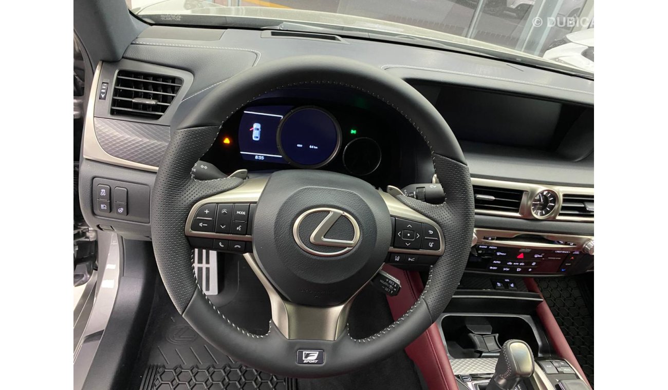 لكزس GS 350 ' F-Sport - 2020 - 0km - Under Warranty - Free Service - Red Interior -