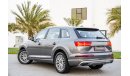 Audi Q7 2,135 P.M | 0% Downpayment | Full Option | Exceptional Condition