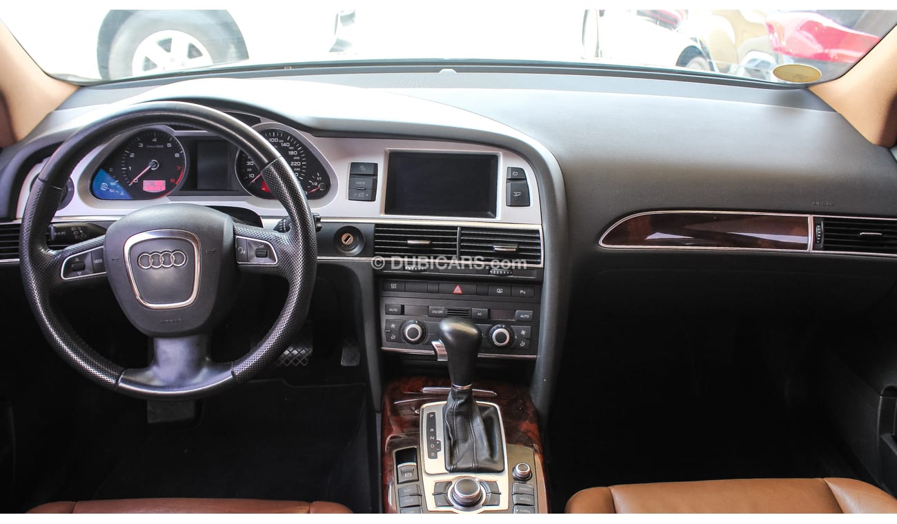 Audi A6 2010 model full options Gulf specs  DVD camera leather interiors sunroof