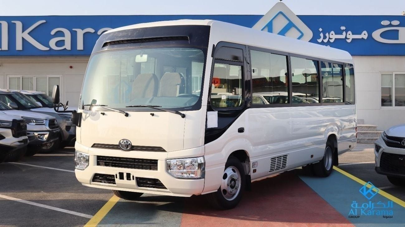 Toyota Coaster 2.7L Petrol Engine Manual Drive 5-Speed-better price than diesel buses-23 Seater, fabric Seat Radio