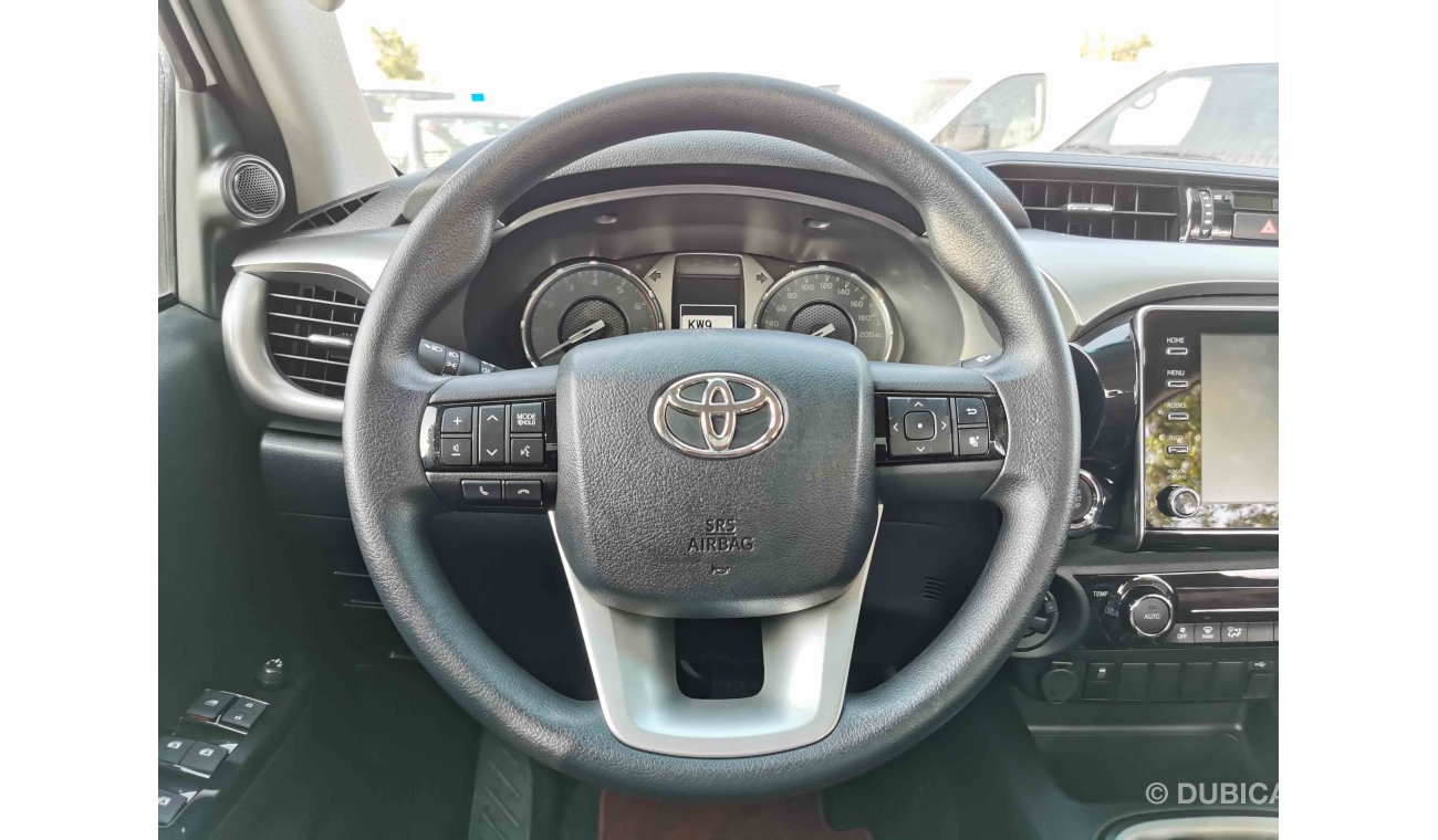 Toyota Hilux 2.7L, 17" Rims, DRL LED Headlights, Rear Bedliner, Bluetooth, DVD, 4WD, Rear Camera (CODE # THFO03)