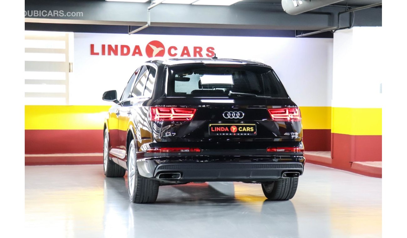 Audi Q7 Audi Q7 45 TFSI Quattro S-Line 2018 GCC under Warranty with Flexible Down-Payment