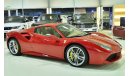 Ferrari 488 (3 Year Al Tayer Warranty & 7 Year Service Contract)