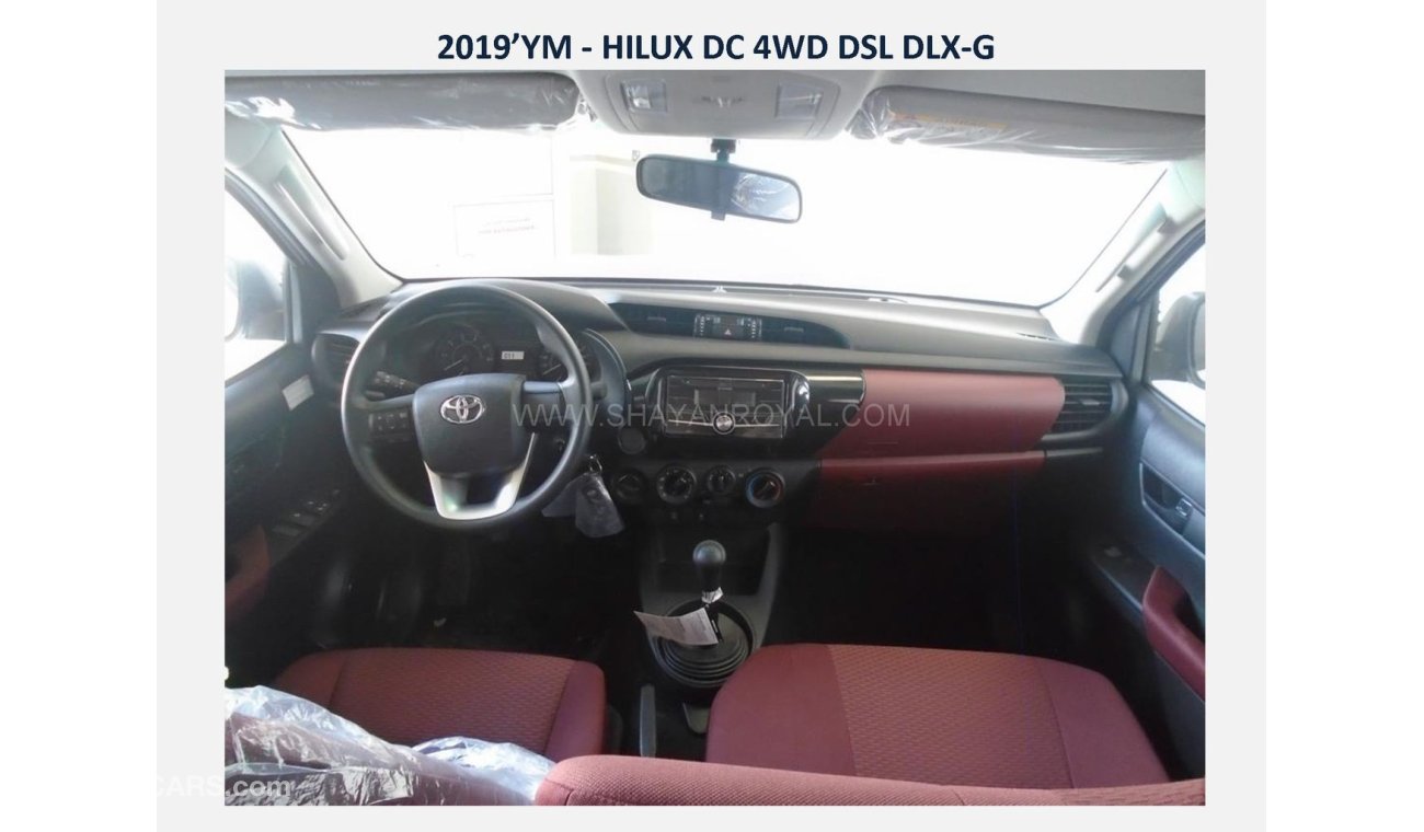 Toyota Hilux D/C 2.4L 4WD Diesel DLX-G 2020 ( Export Only )