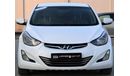 Hyundai Elantra Hyundai Elantra 2015 GCC NO 2 1600cc, in excellent condition, without accidents, very clean from ins