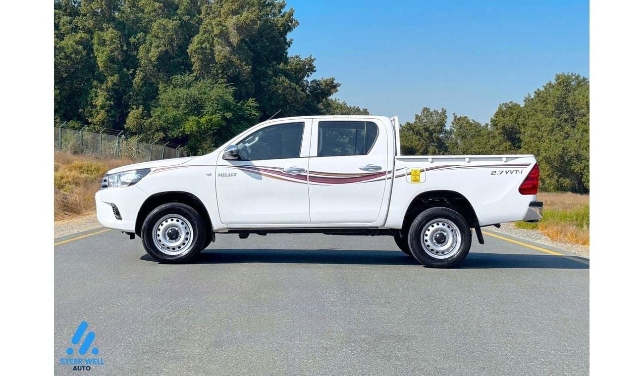 Toyota Hilux GL 2.7L Double Cab Utility 4WD MT  Reliable Condition / GCC Specs / Ready to Drive / Book Now!