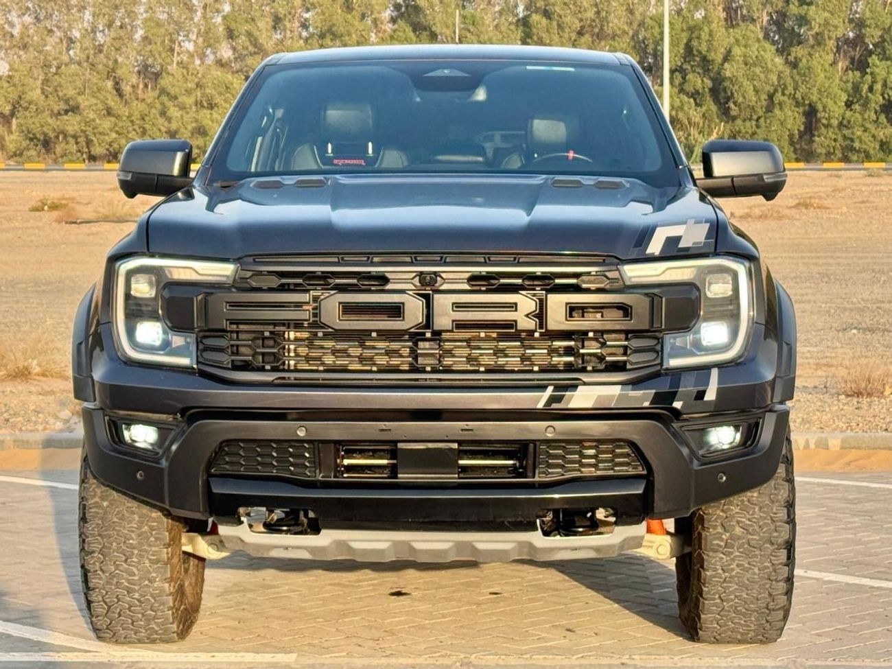 فورد رينجر رابتور Ford ranger raptor 2024 GCC free accident
