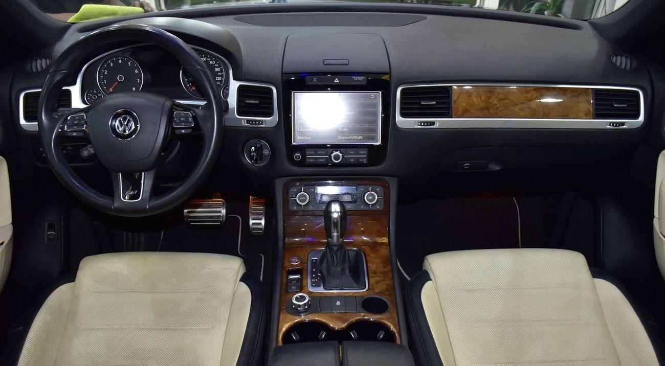 Volkswagen Touareg EXCELLENT DEAL for our Volkswagen Touareg ( 2015 Model ) in Black Color GCC Specs