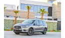 Infiniti QX60 | 1,743 P.M | 0% Downpayment | Impeccable Condition