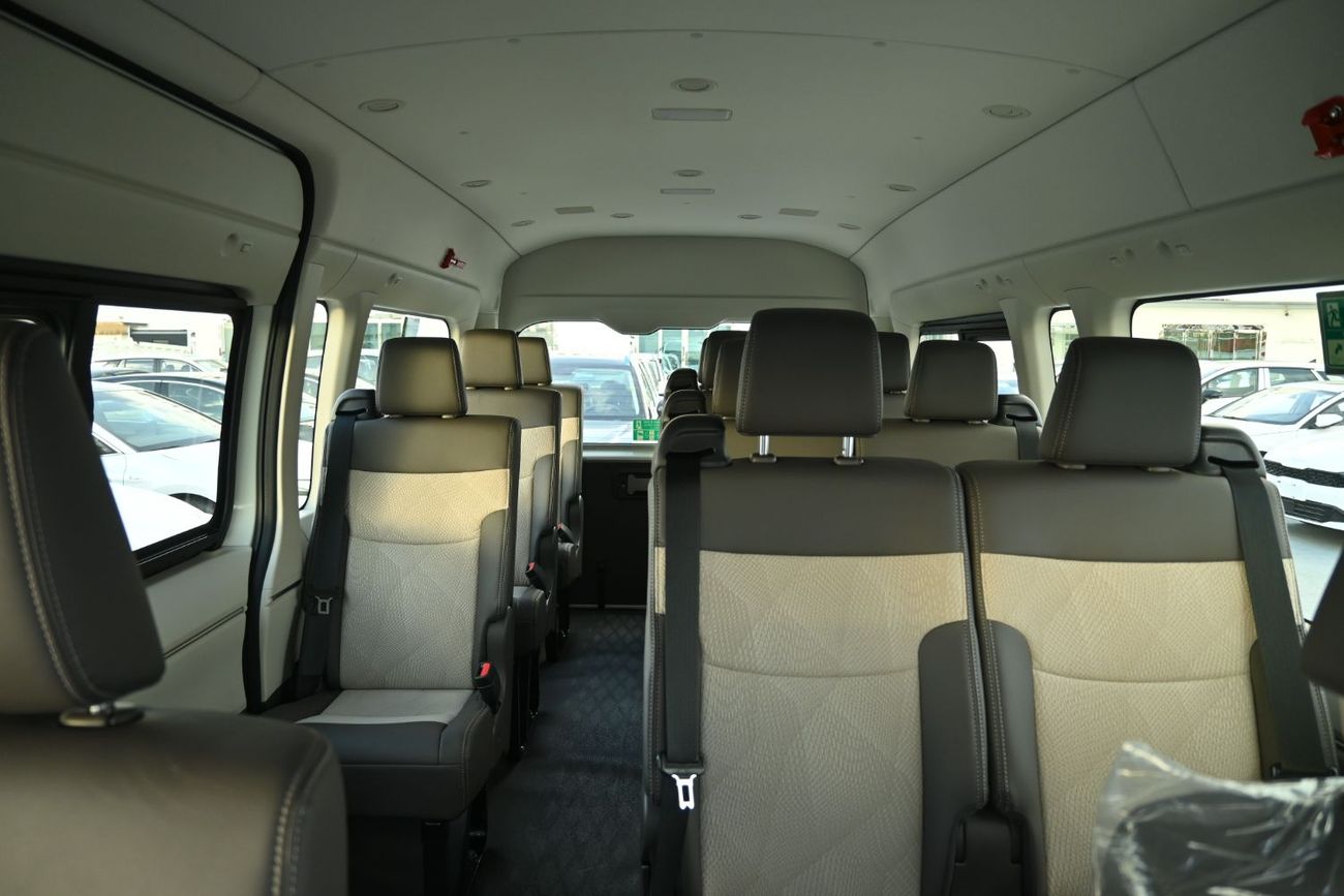 تويوتا هاياس Toyota Hiace GL Hi-Roof 3.5L V6 Petrol Automatic White Bumper, 12+1 Seater Model 2026