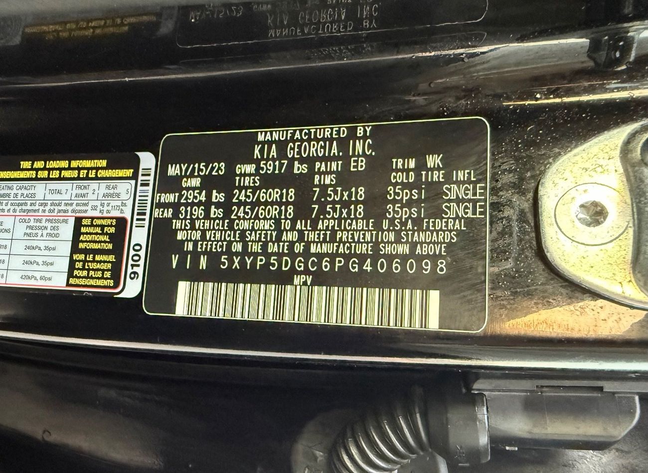 Kia Telluride SX 3.8L 2023 KIA TELLURIDE SX4x4 DOUBLE SUNROOF 360CAMERA FULL OPTIONS IMPORTED FROM USA