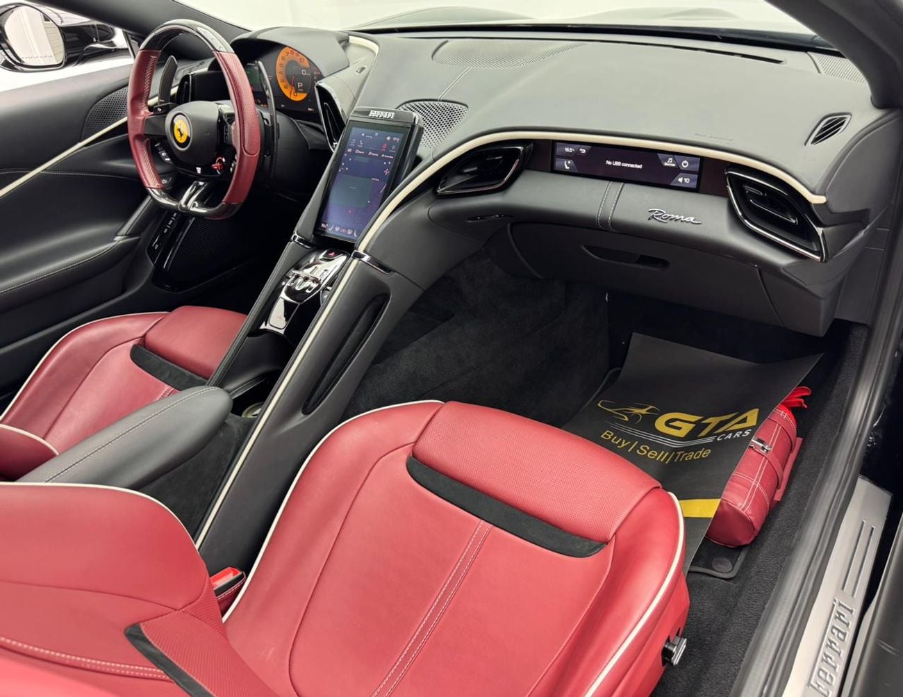 Ferrari Roma STD 2024 Ferrari Roma,2028 Ferrari Warranty and Service Pack, Ferrari Service History, GCC