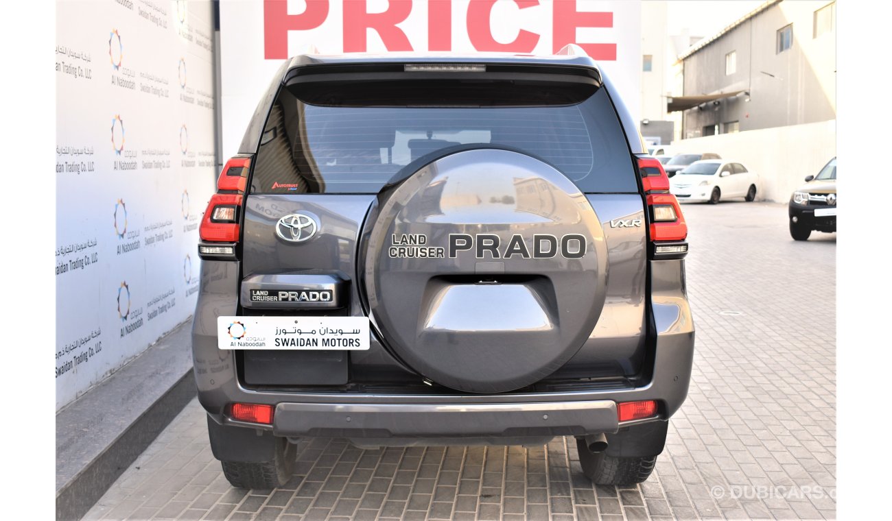 Toyota Prado 4.0L VXR V6 2018 GCC DEALER WARRANTY RAMADAN OFFER 1 YEAR/20K SERVICE CONTRACT