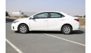 Toyota Corolla SE 2.0 FULLY AUTOMATIC SEDAN WITH GCC SPECS