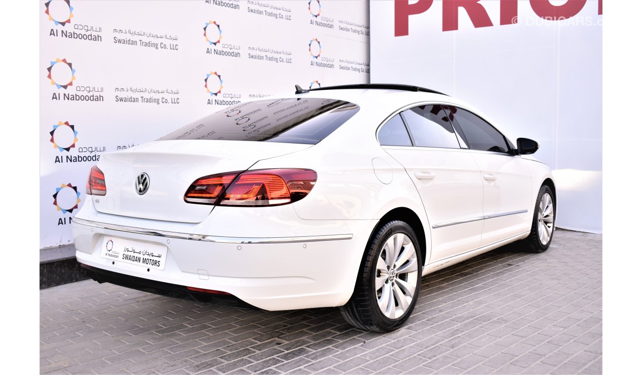 Volkswagen Passat CC 2.0L SPORT 2017 GCC SPECS DEALER WARRANTY