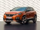 Peugeot 3008 AED 865 PM • 3008 GT-LINE • LOW KMS • GCC SPECS • FULLY LOADED TOP OPTION