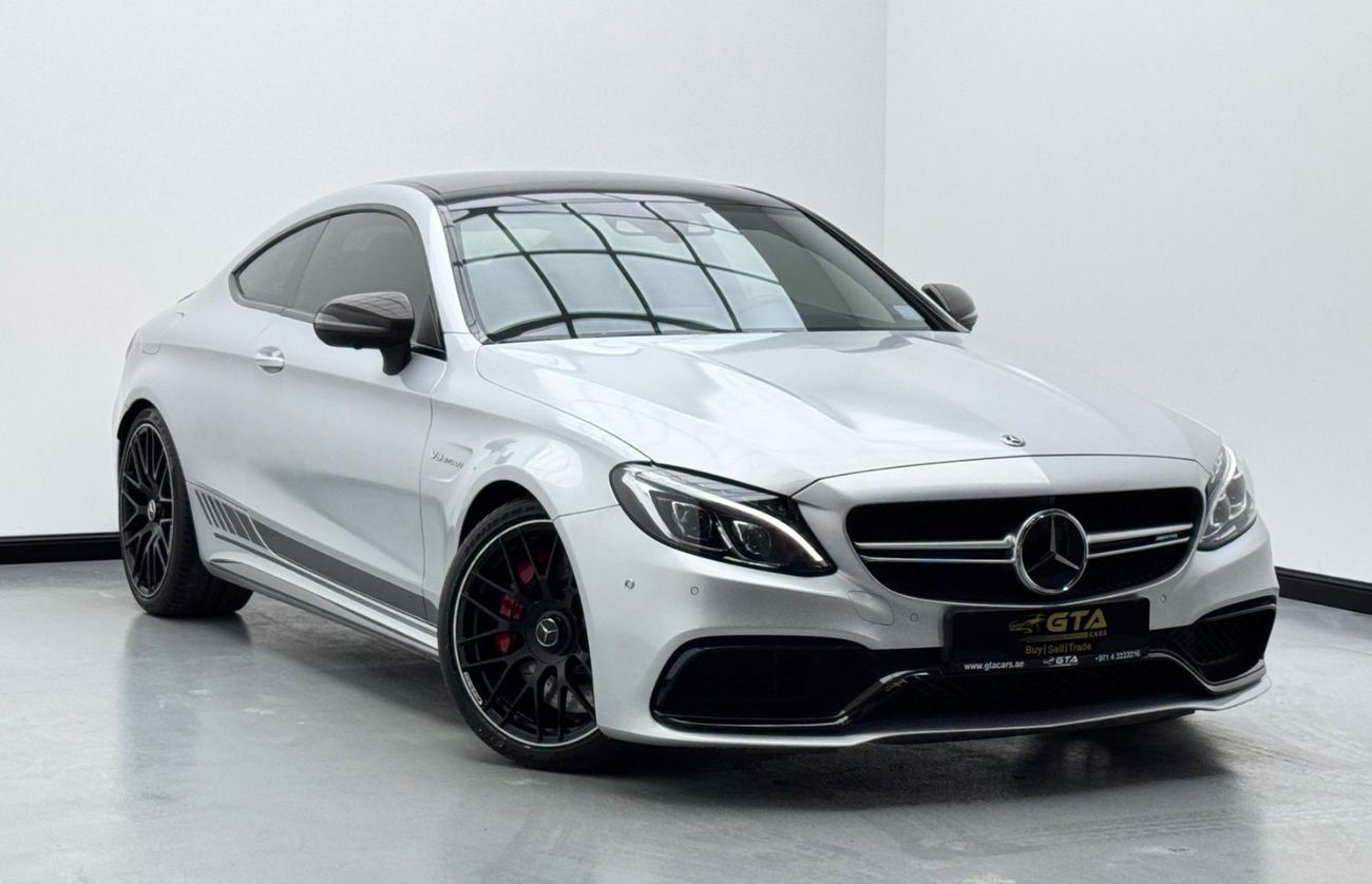 مرسيدس بنز C 63 AMG Std 4.0L Coupe 2018 Mercedes-Benz C63s AMG, Full Service History, Warranty, Excellent Condition, Low
