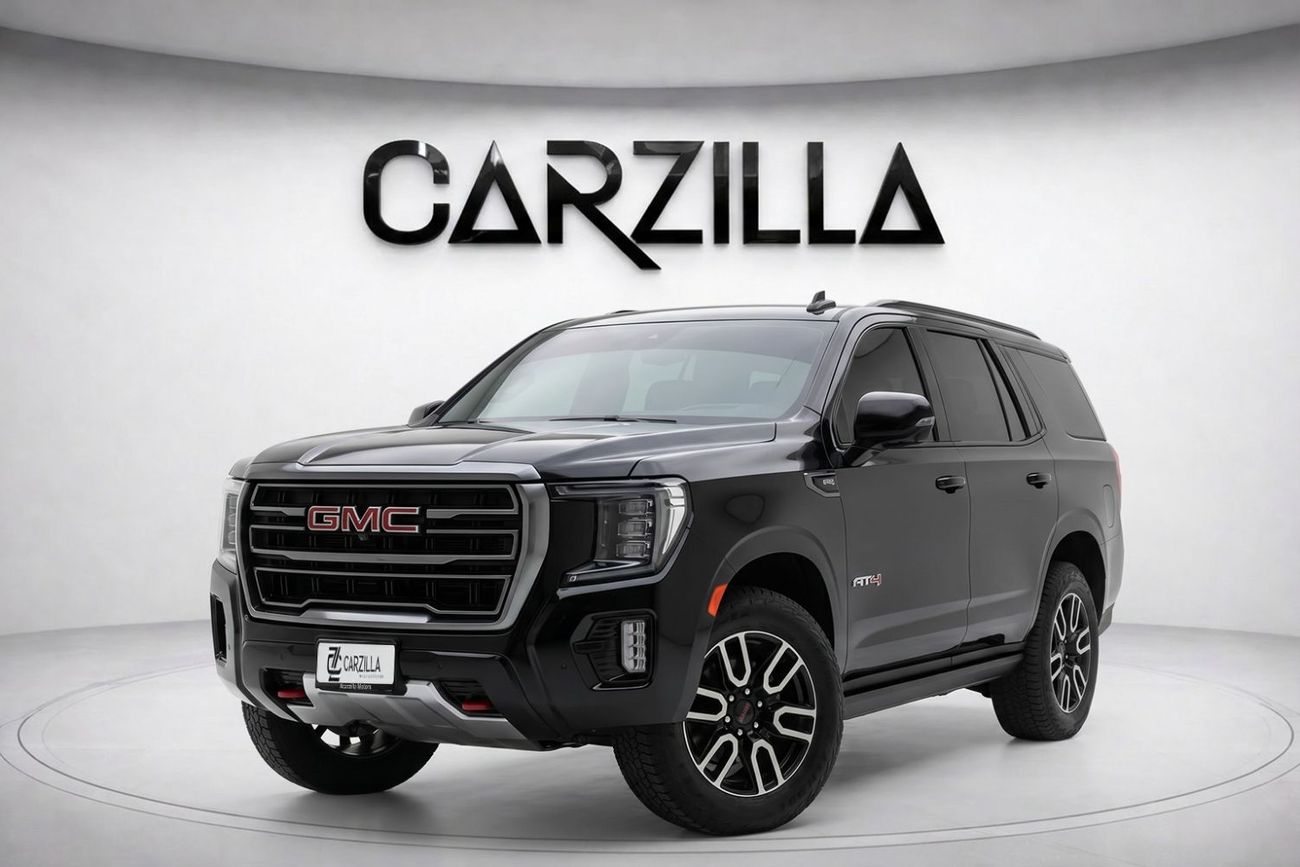 جي أم سي يوكون AT4 GMC Yukon 2023 l Black l GCC Specs l AED 3,427 / Monthly