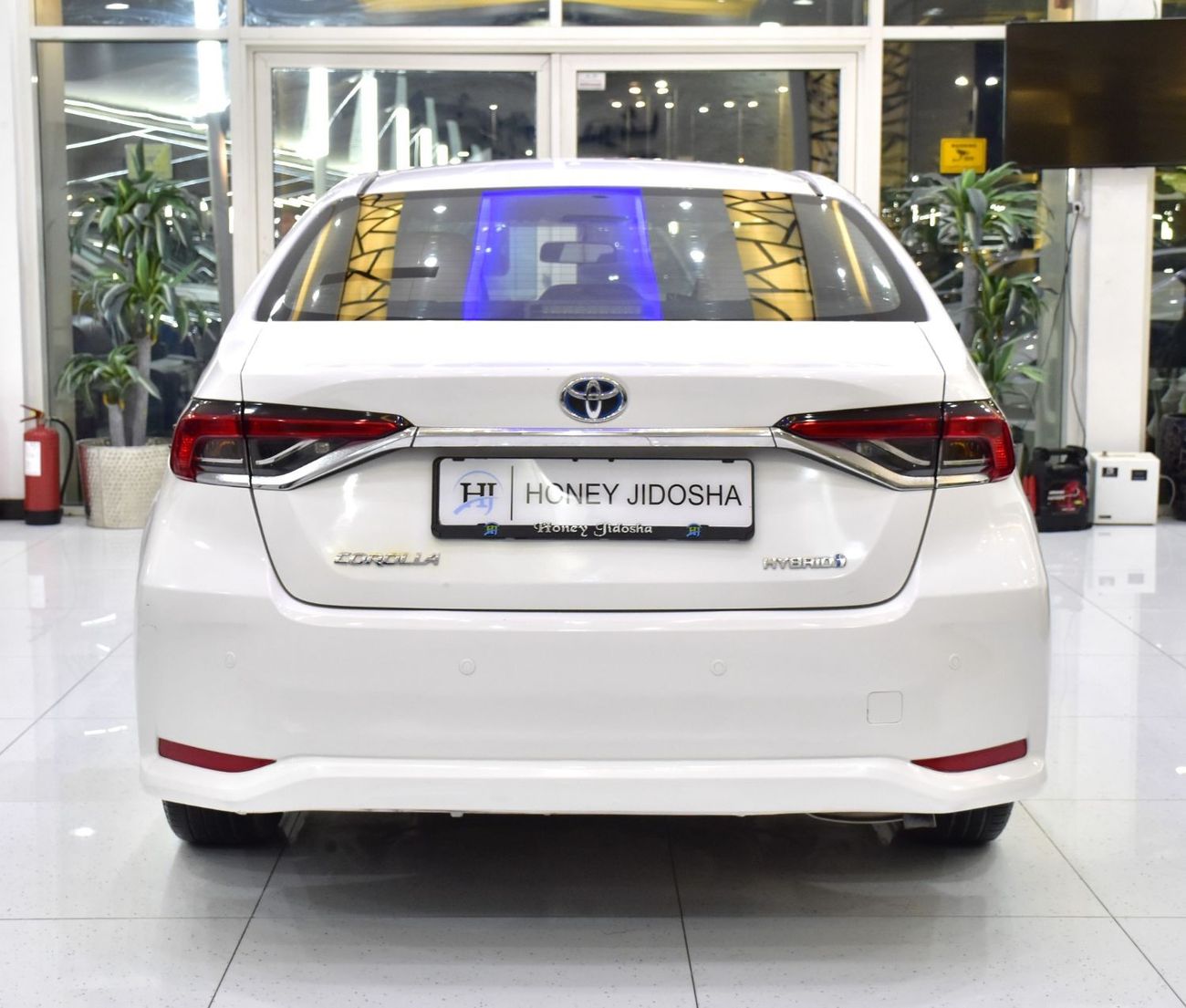 Toyota Corolla EXCELLENT DEAL for our Toyota Corolla Hybrid ( 2021 Model ) in White Color GCC Specs
