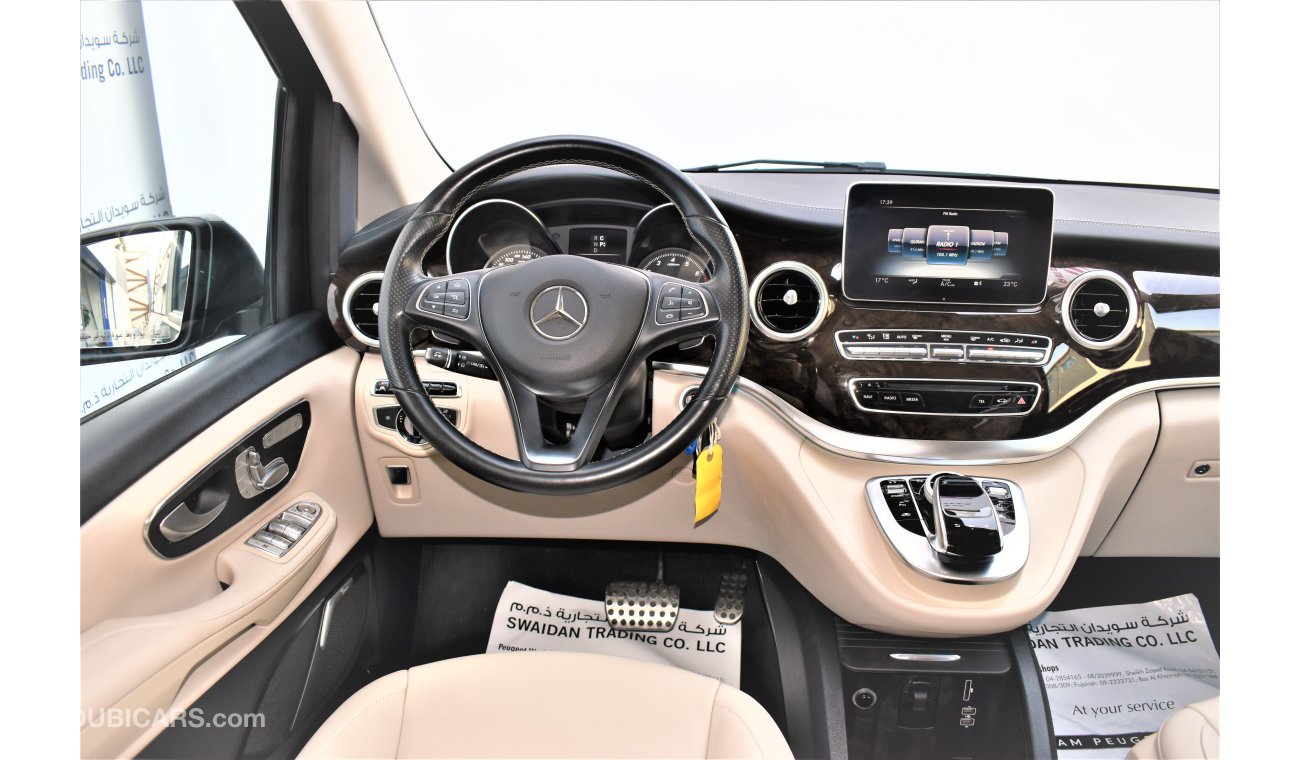 Mercedes-Benz V 250 AVG 6STR AVANTGARDE 2.0L TC 2017 GCC SPECS