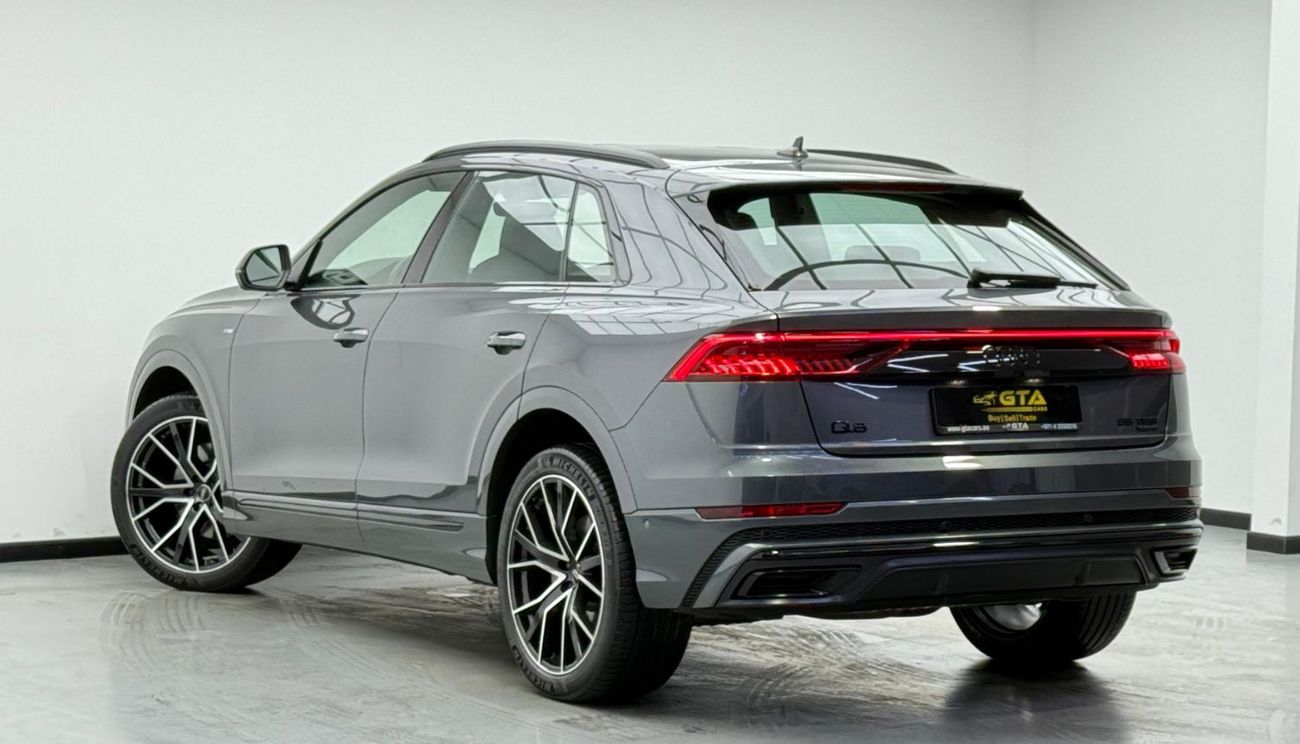 أودي Q8 55 TFSI quattro S-Line 3.0L (340 HP) 2019 Audi Q8 S-Line 55TFSI Quattro, Warranty, Fully Loaded, Exc