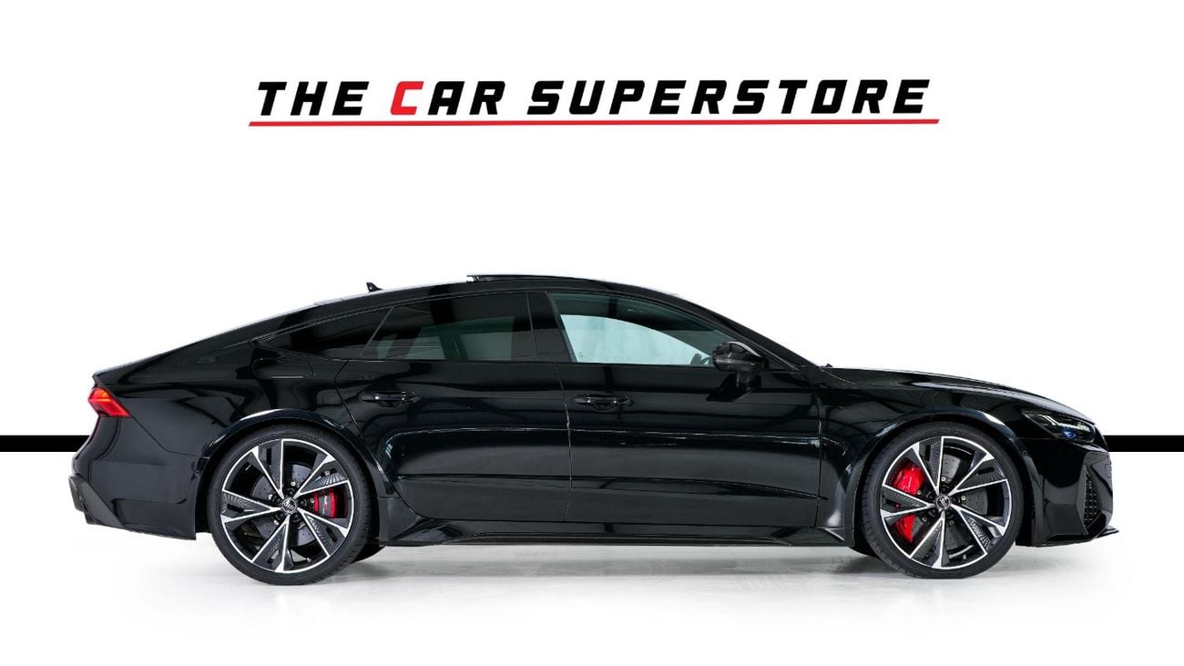 أودي RS7 Carbon Fiber Package-Audi Ceramic Braking System-Red Calipers-Premium Leather Interior