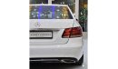 Mercedes-Benz E200 EXCELLENT DEAL for our Mercedes Benz E200 ( 2016 Model ) in White Color GCC Specs