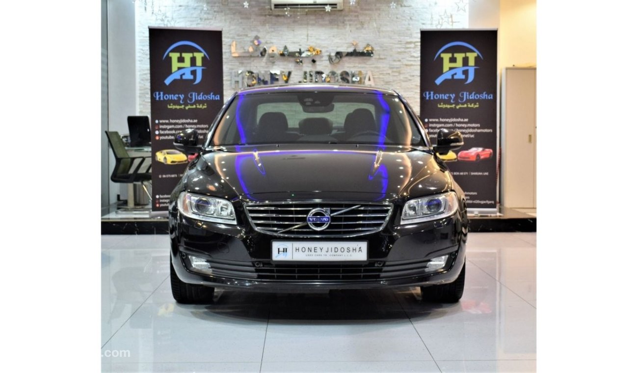 فولفو S80 AED 1,116 Per Month / 0% D.P | Volvo S80 T6 AWD 2015 Model!! in Black Color! GCC Specs