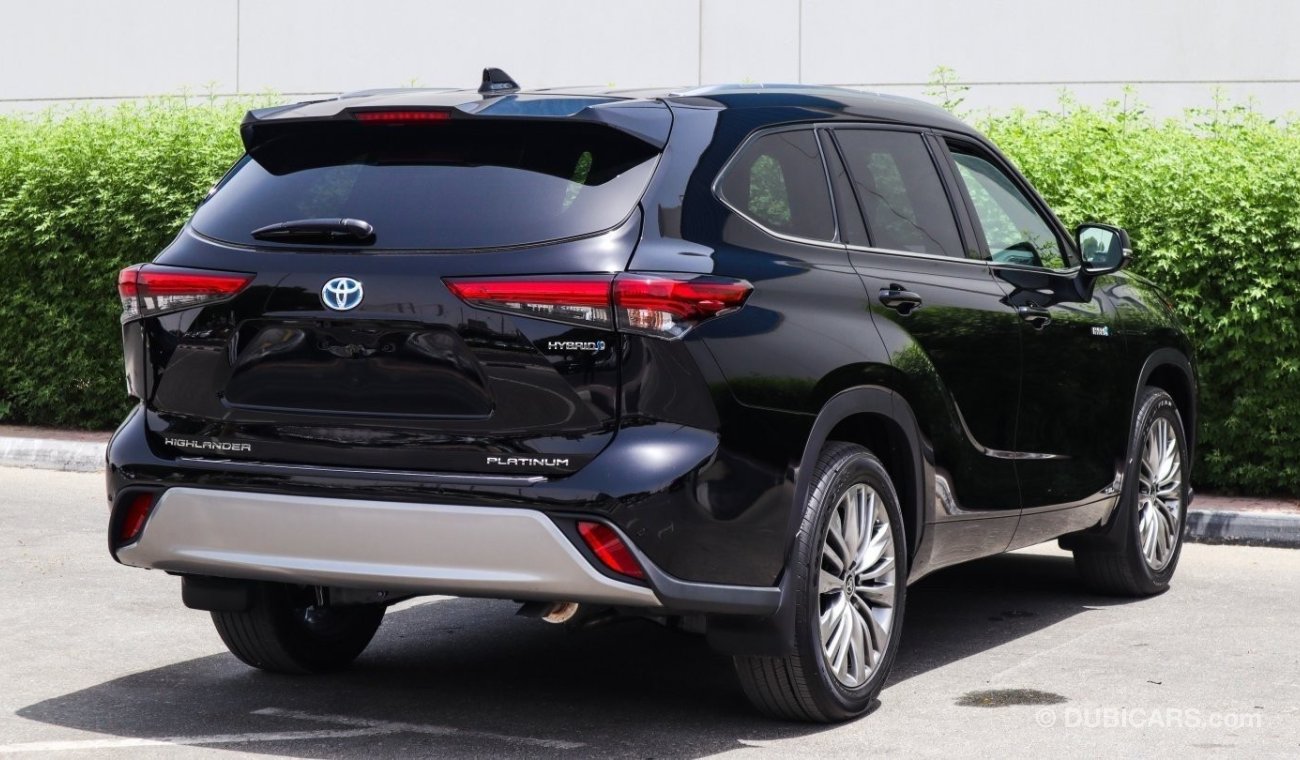 New Toyota Highlander Platinum Hybrid 2021 for sale in Dubai - 440723
