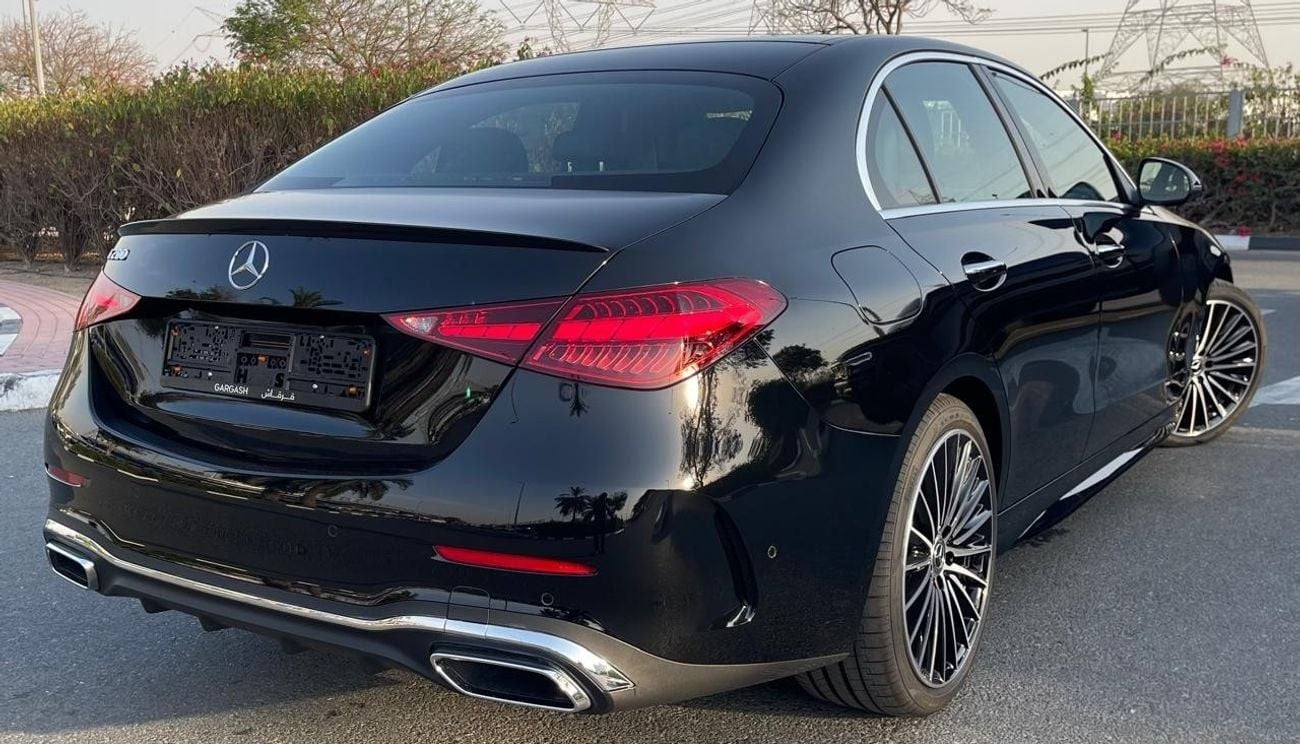 مرسيدس بنز C 200 AMG Premium Plus 5 y warranty 2025 GCC