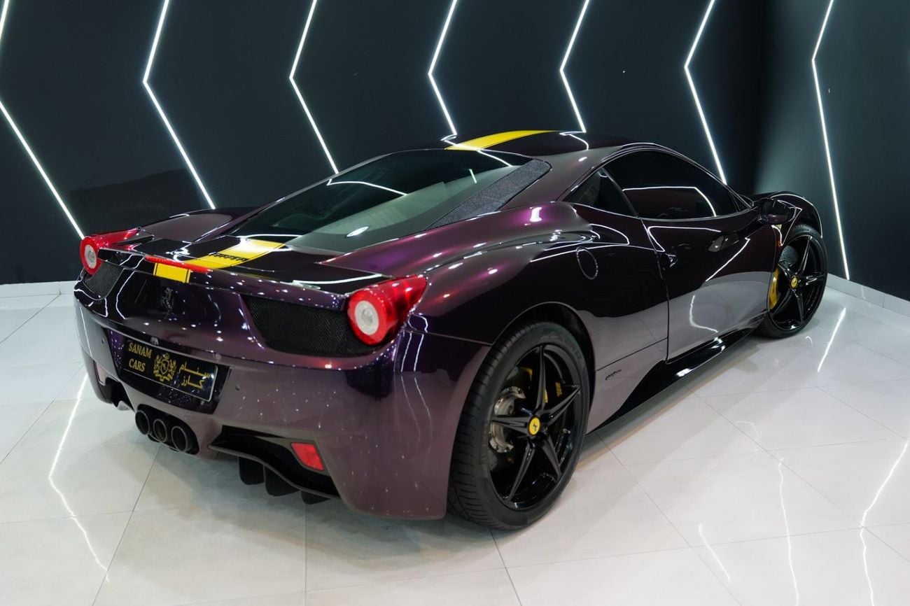 فيراري 458 إيطاليا STD 2014 Ferrari 458 Italia, Carbon Fiber Driver Zone + LEDs, GCC Specs!!