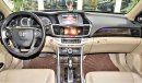 Honda Accord Amazing Honda Accord 2013 Model!! in Brown Color! GCC Specs