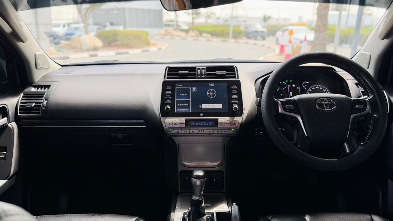 Toyota Prado 2021 | 2.8L DIESEL ENGINE | AT | RHD | SUNROOF | 360 VIEW CAMERA | COOL BOX | DIGITAL ODOMETER | ELE