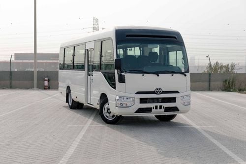 Toyota Coaster 2.8L - 22 Seater - White Inside Grey | Export Only