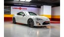 Toyota 86 Toyota 86 2015 GCC under Warranty with Flexible Down-Payment.