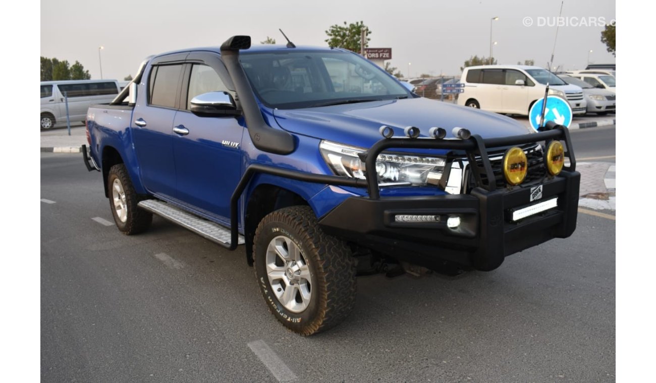 تويوتا هيلوكس diesel manual right hand 2.8L blue color year 2019