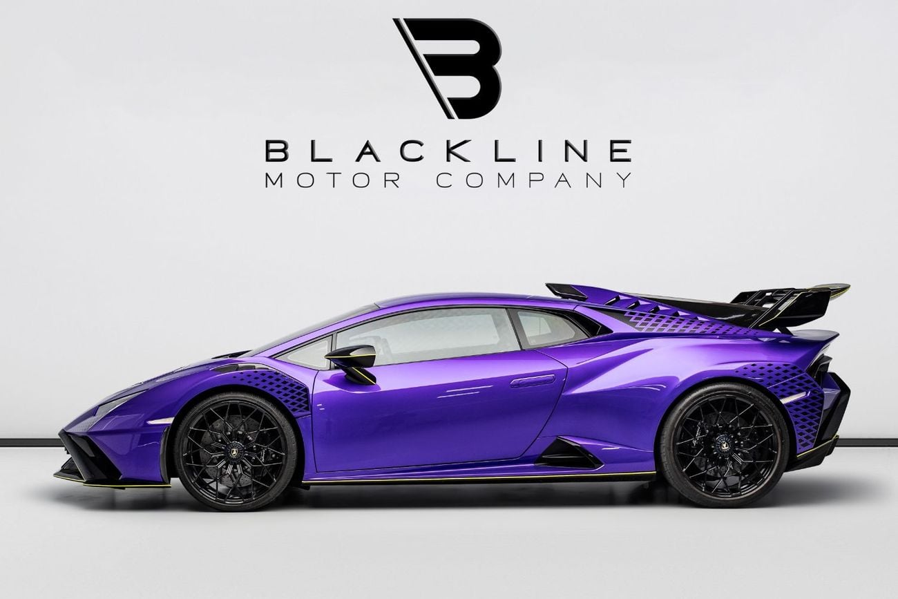 لامبورغيني هوراكان BUY NOW, PAY 2027 | THE BLACKLINE STANDARD | 2027 Lamborghini Warranty, Full Carbon, GCC