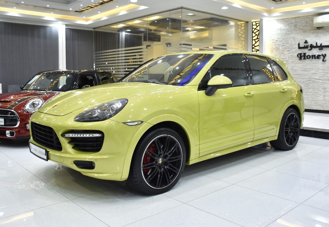 Porsche Cayenne EXCELLENT DEAL for our Porsche Cayenne GTS ( 2013 Model ) in Green Color GCC Specs
